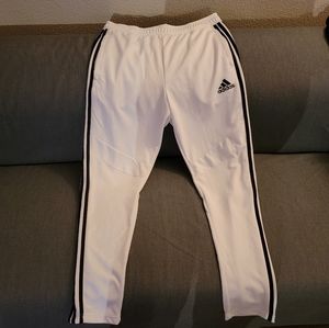 White Adidas Joggers